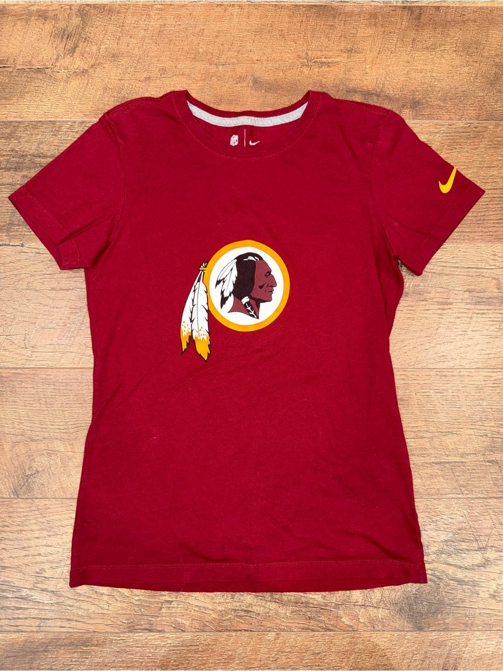 Washington Redskins Nike Burgundy Short Sleeve Tee Washington Commanders - Picture 2 of 10
